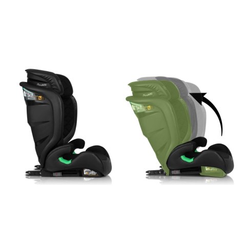 FOTELIK SAMOCHODOWY NUKIDO LOUIS CZARNY 15-36 KG ISOFIX