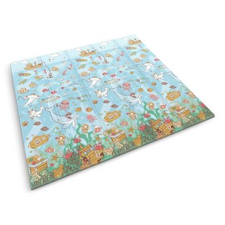 MATA PIANKOWA EDUKACYJNA SKŁADANA 200 X 180 X 1 CM NUKIDO NK-340 OCEAN-SAFARI
