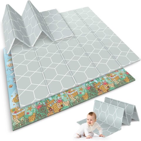 MATA PIANKOWA EDUKACYJNA SKŁADANA 200 X 180 X 1 CM NUKIDO NK-340 OCEAN MATA PIANKOWA EDUKACYJNA SKŁADANA 200 X 180 X 1 CM NUKIDO NK-340 OCEAN