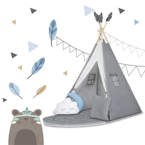 NAMIOT TIPI DLA DZIECI NK-406 NUKIDO - SZARY