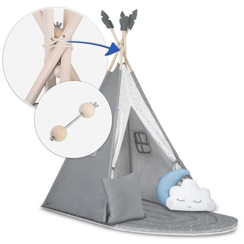 NAMIOT TIPI DLA DZIECI NK-406 NUKIDO - SZARY