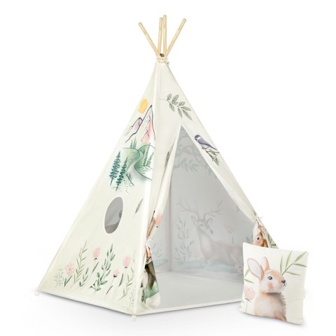NAMIOT TIPI DLA DZIECI NUKIDO - BEŻOWE