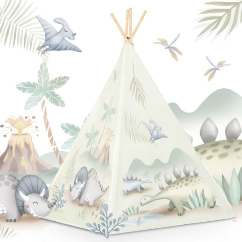 NAMIOT TIPI DLA DZIECI NUKIDO - DINOZAURY NAMIOT TIPI DLA DZIECI NUKIDO - DINOZAURY