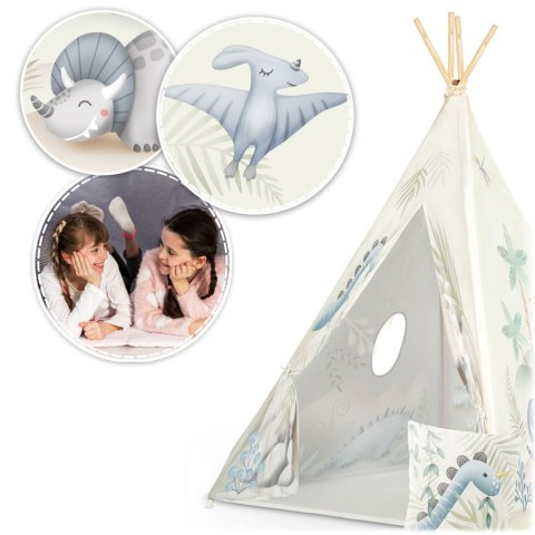 NAMIOT TIPI DLA DZIECI NUKIDO - DINOZAURY NAMIOT TIPI DLA DZIECI NUKIDO - DINOZAURY