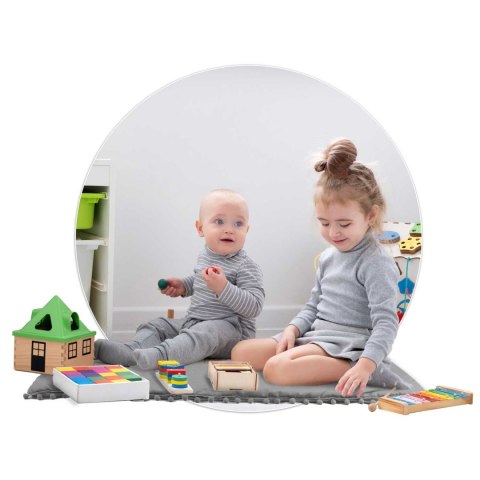 NAMIOT TIPI DLA DZIECI ZE ŚWIATEŁKAMI NUKIDO - SZARY