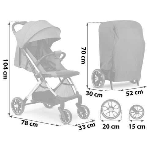WÓZEK DZIECIĘCY SPACERÓWKA PASEO NUKIDO