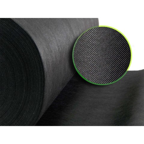 AGROWŁÓKNINA OGRODOWA 1,6 M X 100 M 90 G/M2 + 100 SZPILEK PLONOS - CZARNA