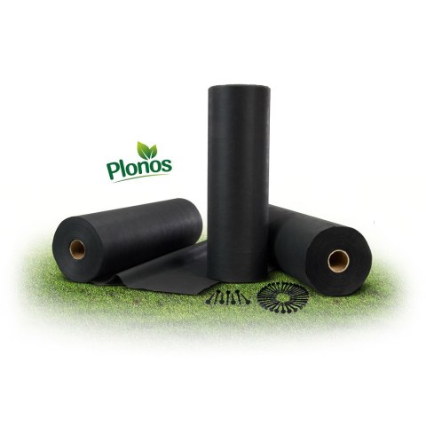 AGROWŁÓKNINA OGRODOWA 1,6 M X 100 M 90 G/M2 + 100 SZPILEK PLONOS - CZARNA