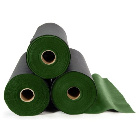 AGROWŁÓKNINA OGRODOWA 1,6 M X 100 M 90 G/M2 + 100 SZPILEK PLONOS - CZARNO-ZIELONA