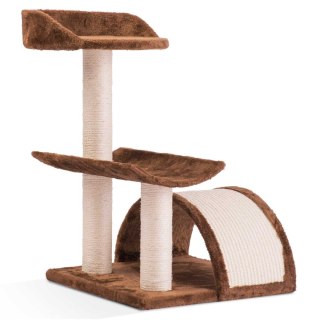 DRAPAK, DOMEK DLA KOTA 58 CM DR-254 BRĄZOWY PETHAUS