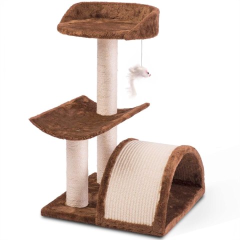 DRAPAK, DOMEK DLA KOTA 58 CM DR-254 BRĄZOWY PETHAUS DRAPAK, DOMEK DLA KOTA 58 CM DR-254 BRĄZOWY PETHAUS