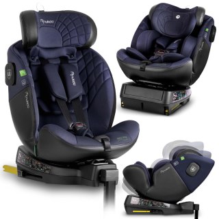 FOTELIK SAMOCHODOWY NUKIDO AERO LINE CZARNO-GRANATOWY 0-36 KG ISOFIX