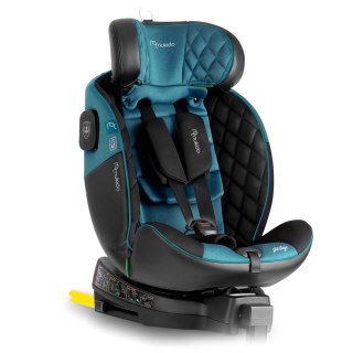 FOTELIK SAMOCHODOWY NUKIDO PRESTIGE LINE CZARNO-NIEBIESKI 0-36 KG ISOFIX