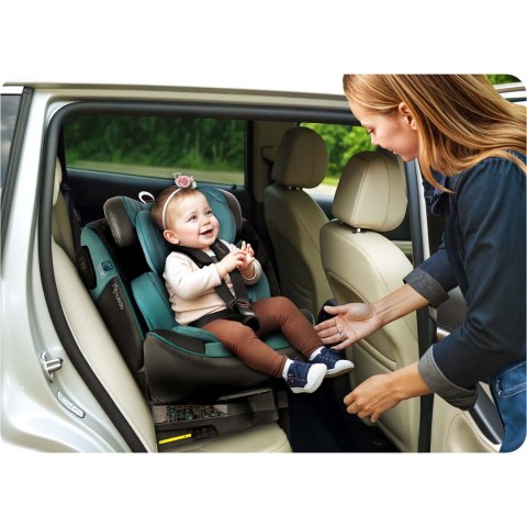 FOTELIK SAMOCHODOWY NUKIDO PRESTIGE LINE CZARNO-NIEBIESKI 0-36 KG ISOFIX