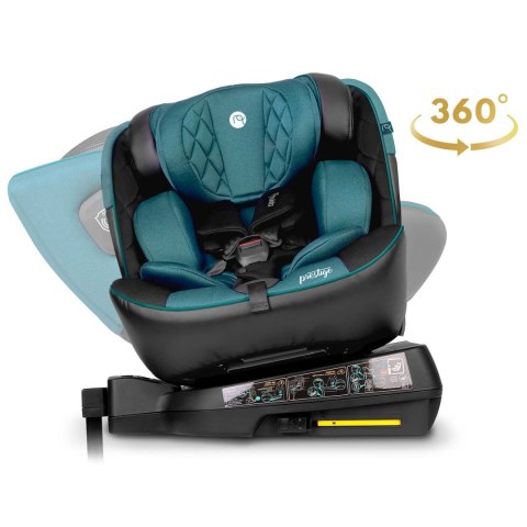 FOTELIK SAMOCHODOWY NUKIDO PRESTIGE LINE CZARNO-NIEBIESKI 0-36 KG ISOFIX