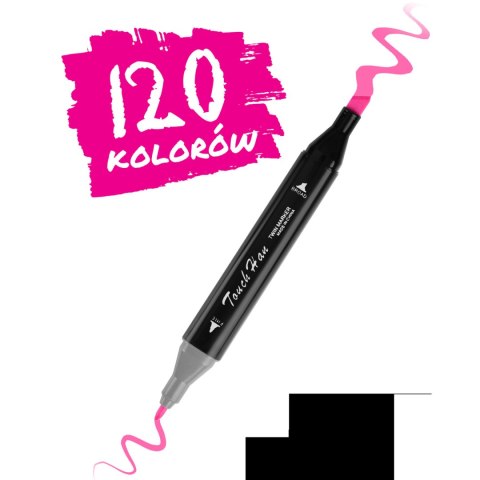 MARKERY ALKOHOLOWE Z TORBĄ 120 SZT NUKIDO NK-913