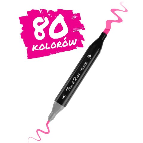 MARKERY ALKOHOLOWE Z TORBĄ 80 SZT NUKIDO NK-912