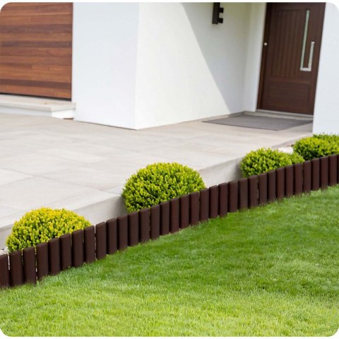 OBRZEŻE OGRODOWE PLONOS 220 CM PL-961 BRĄZOWE