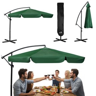 PARASOL OGRODOWY SKŁADANY 6 SEGMENTOWY 350 CM Z POKROWCEM PLONOS PL-880