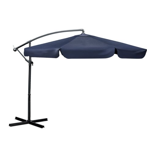 PARASOL OGRODOWY SKŁADANY 6 SEGMENTOWY 350 CM Z POKROWCEM PLONOS PL-880