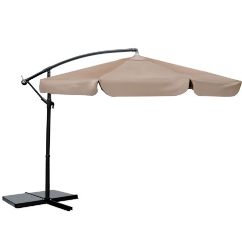 PARASOL OGRODOWY SKŁADANY 6 SEGMENTOWY 350 CM Z POKROWCEM PLONOS PL-880