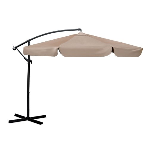 PARASOL OGRODOWY SKŁADANY 6 SEGMENTOWY 350 CM Z POKROWCEM PLONOS PL-880