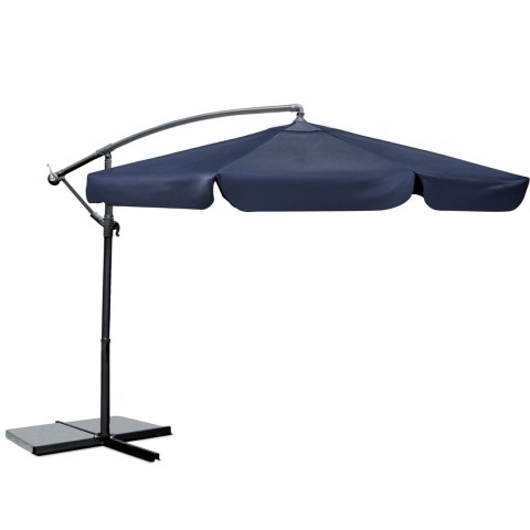 PARASOL OGRODOWY SKŁADANY 8 SEGMENTOWY 350 CM Z POKROWCEM PLONOS PL-881