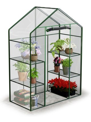SZKLARNIA DWA REGAŁY 140 X 71 X 195 CM PLONOS 4922