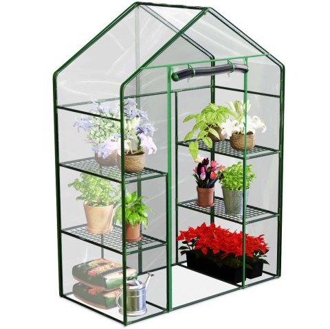 SZKLARNIA DWA REGAŁY 140 X 71 X 195 CM PLONOS 4922