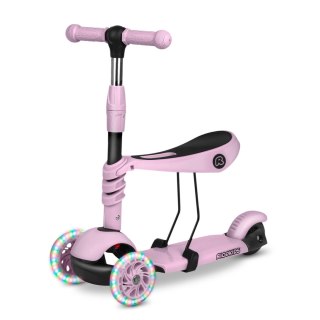 HULAJNOGA TRÓJKOŁOWA RICOKIDS CUBI - RÓŻOWA