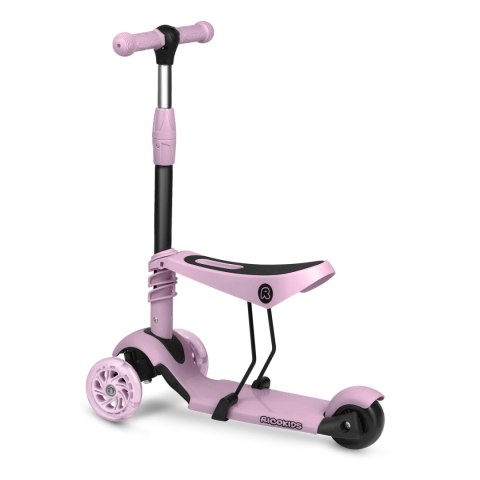 HULAJNOGA TRÓJKOŁOWA RICOKIDS CUBI - RÓŻOWA