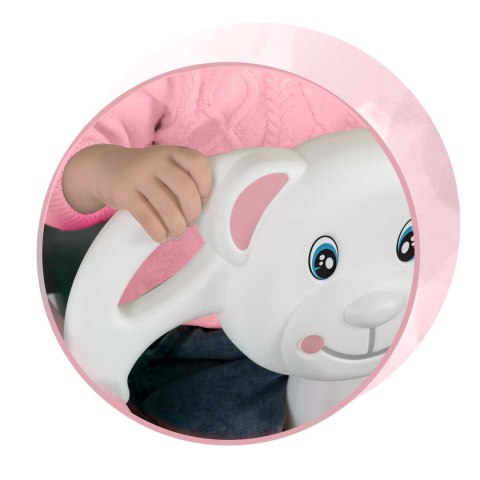 HUŚTAWKA KUBEŁKOWA MIŚ 3W1 RICOKIDS RÓŻOWA