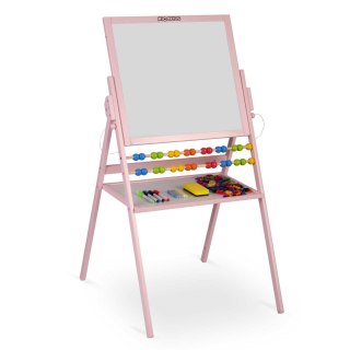 MAGNETYCZNA KREDOWA TABLICA OBROTOWA RICOKIDS - RÓŻOWA