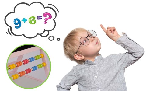 MAGNETYCZNA KREDOWA TABLICA OBROTOWA RICOKIDS - RÓŻOWA