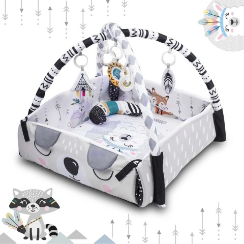 MATA INTERAKTYWNA EDUKACYJNA 110 X 100 CM BOHO RICOKIDS