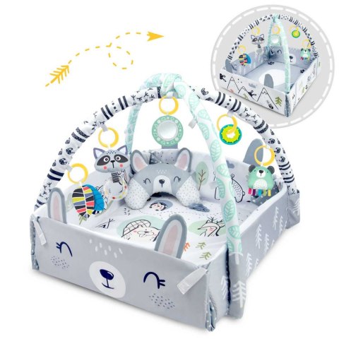 MATA INTERAKTYWNA EDUKACYJNA 110 X 100 CM KRÓLIK RICOKIDS