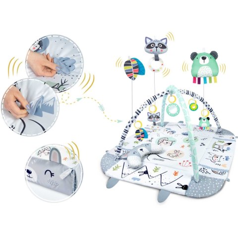 MATA INTERAKTYWNA EDUKACYJNA 110 X 100 CM KRÓLIK RICOKIDS