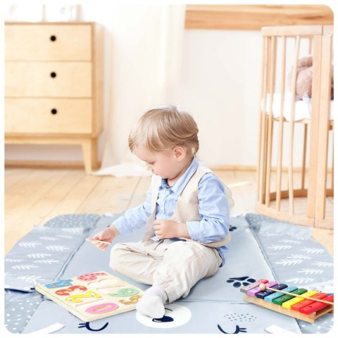 MATA INTERAKTYWNA EDUKACYJNA 110 X 100 CM KRÓLIK RICOKIDS