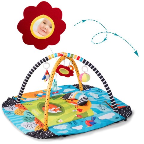 MATA INTERAKTYWNA EDUKACYJNA 110 X 100 CM LISEK RICOKIDS