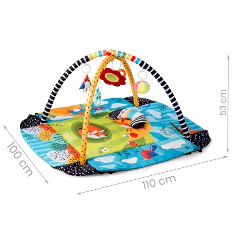 MATA INTERAKTYWNA EDUKACYJNA 110 X 100 CM LISEK RICOKIDS