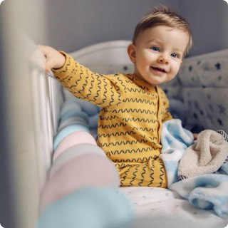 OTULACZ DO ŁÓŻECZKA RICOKIDS 3M - NIEBIESKO-RÓŻOWY