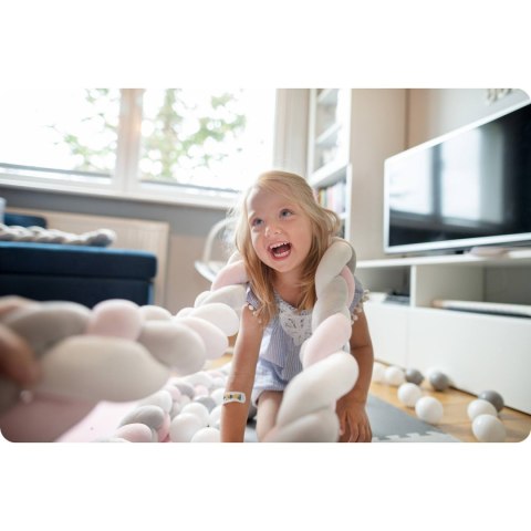 OTULACZ DO ŁÓŻECZKA RICOKIDS 3M - NIEBIESKO-RÓŻOWY
