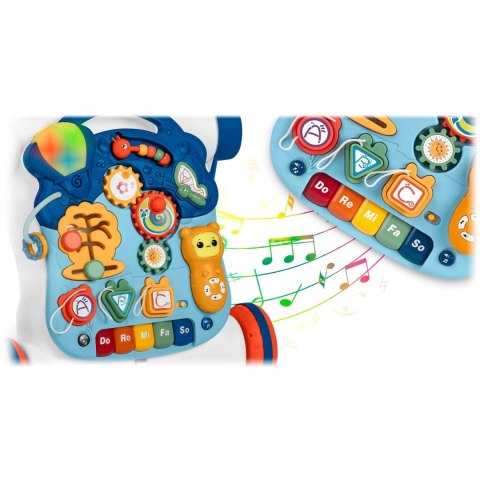 STOLIK EDUKACYJNY 4W1 RICOKIDS NIEBIESKI 781900