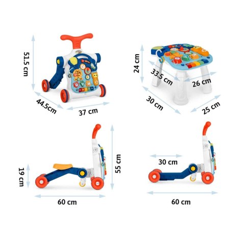STOLIK EDUKACYJNY 4W1 RICOKIDS NIEBIESKI 781900
