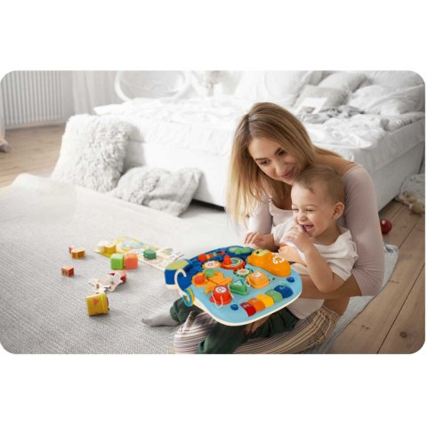 STOLIK EDUKACYJNY 4W1 RICOKIDS NIEBIESKI 781900