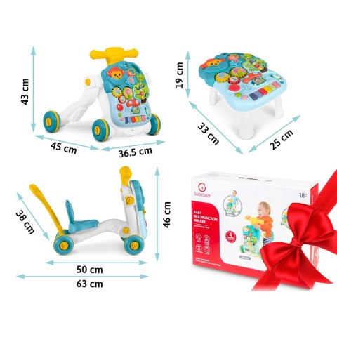 STOLIK EDUKACYJNY 4W1 RICOKIDS ZIELONY 781500