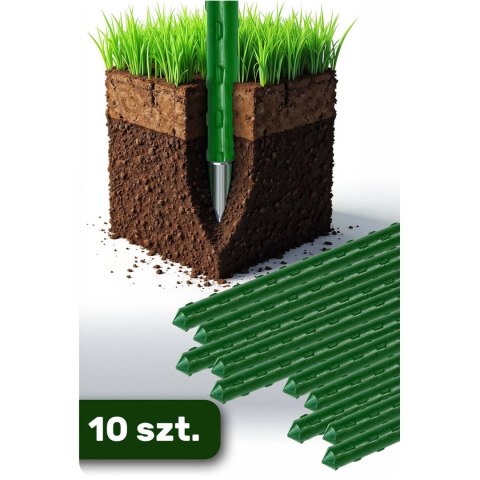 TYCZKI DO ROŚLIN 180 CM PLONOS PL-940 ZIELONE 10SZT TYCZKI DO ROŚLIN 180 CM PLONOS PL-940 ZIELONE 10SZT