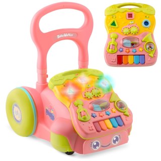 CHODZIK EDUKACYJNY Z MUZYKĄ 2W1 RK-744 RICOKIDS RÓŻOWY