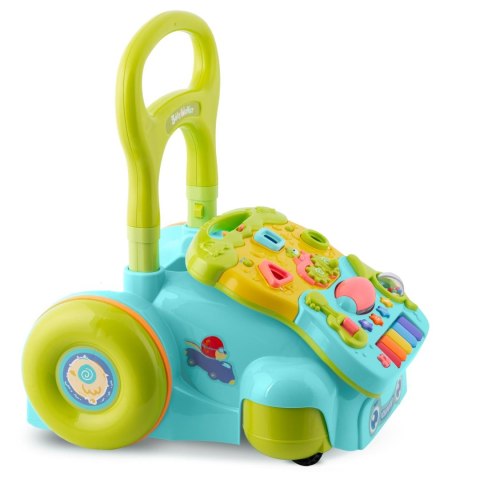 CHODZIK EDUKACYJNY Z MUZYKĄ 2W1 RK-744 RICOKIDS TURKUSOWY