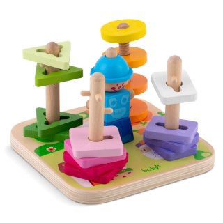 DREWNIANA ZABAWKA SORTER - UKŁADANKA RK-866 RICOKIDS